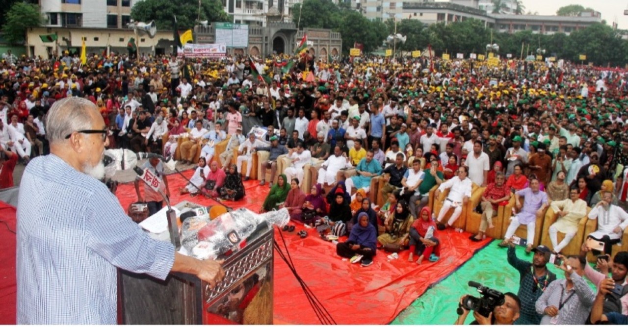 কোন দল গোছানোর জন্য নির্বাচন পেছানো যাবে না- বগুড়ায় নজরুল ইসলাম খান