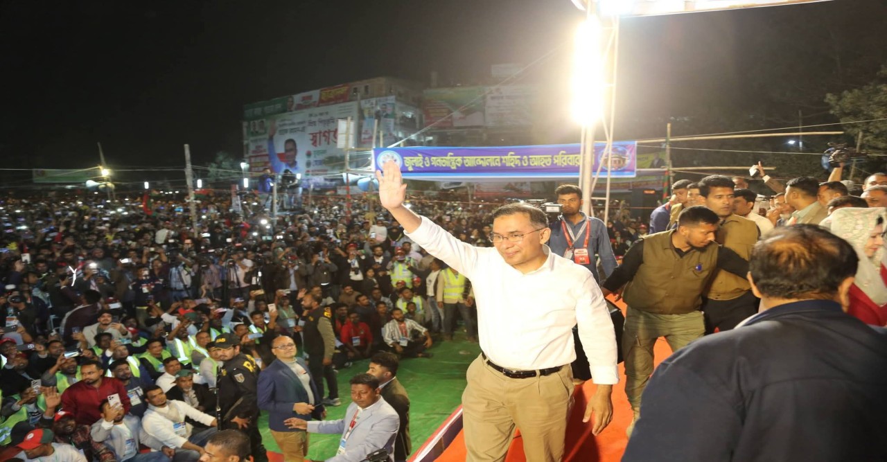 ত্রয়োদশ সংসদ নির্বাচন বগুড়াকে বিতর্কিত করা যাবে না: তারেক রহমান