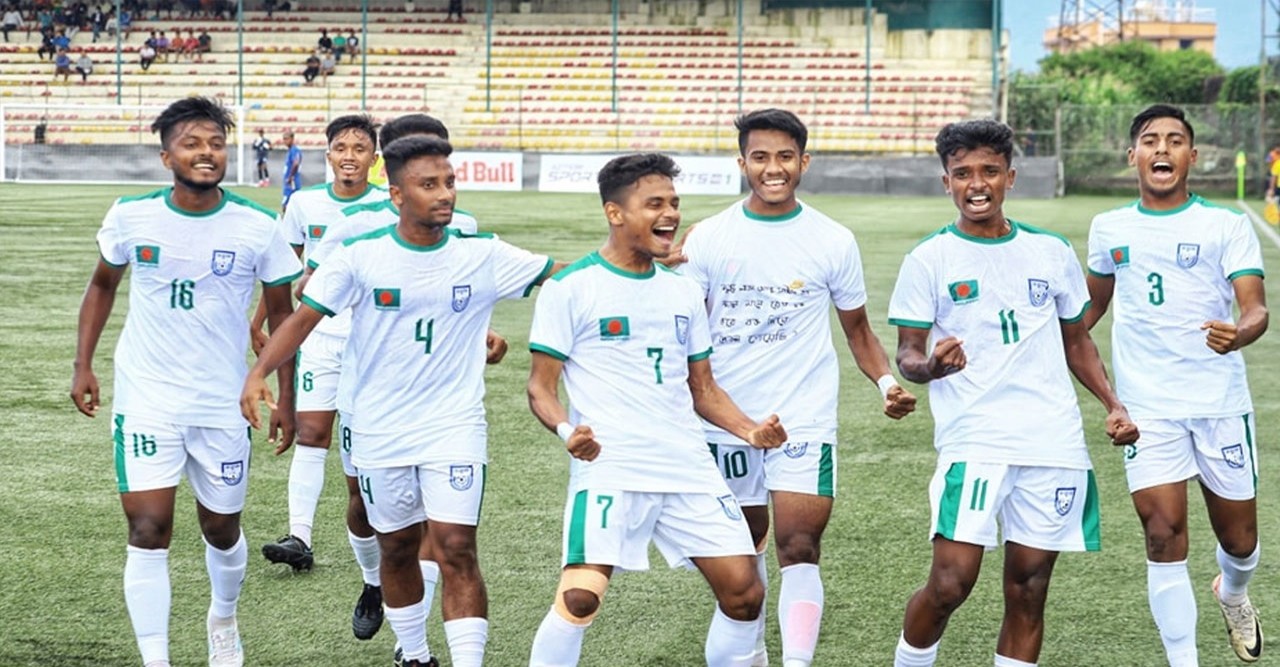 সাফ অনূর্ধ্ব-২০ নেপালকে উড়িয়ে চ্যাম্পিয়ন বাংলাদেশ
