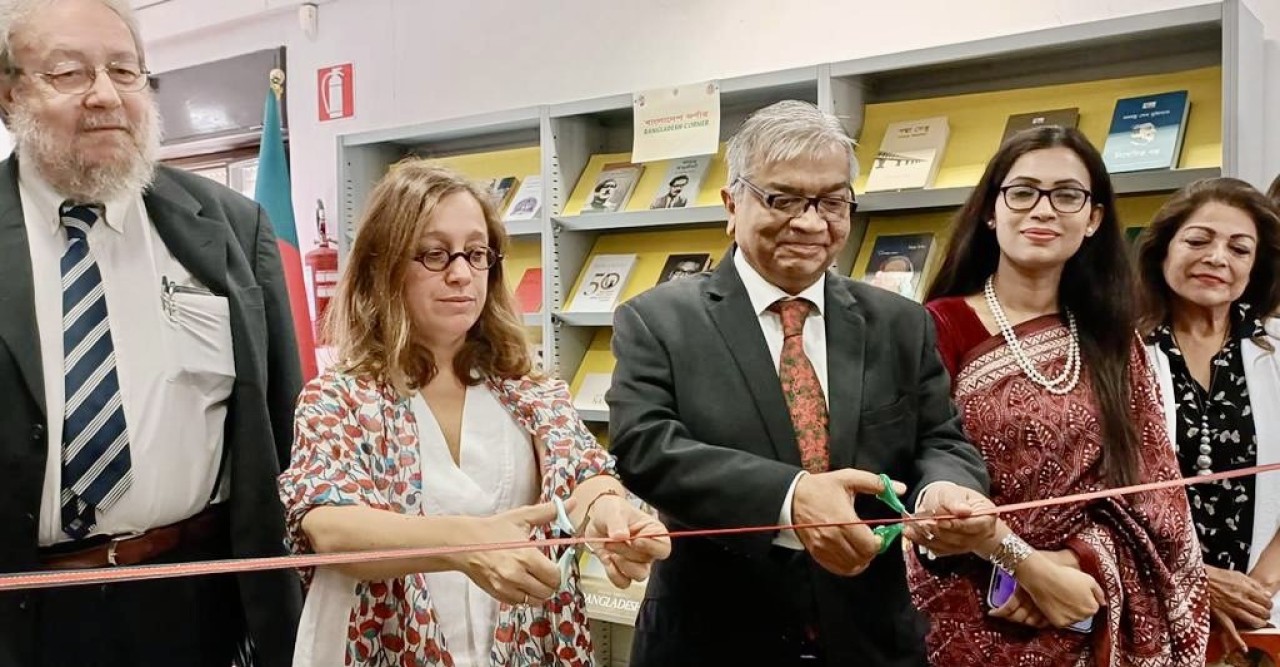 ইতালির গুলিয়েমো মার্কনি (Guglielmo Marcony) গ্রন্থাগারে “বাংলাদেশ কর্ণার” উদ্বোধন