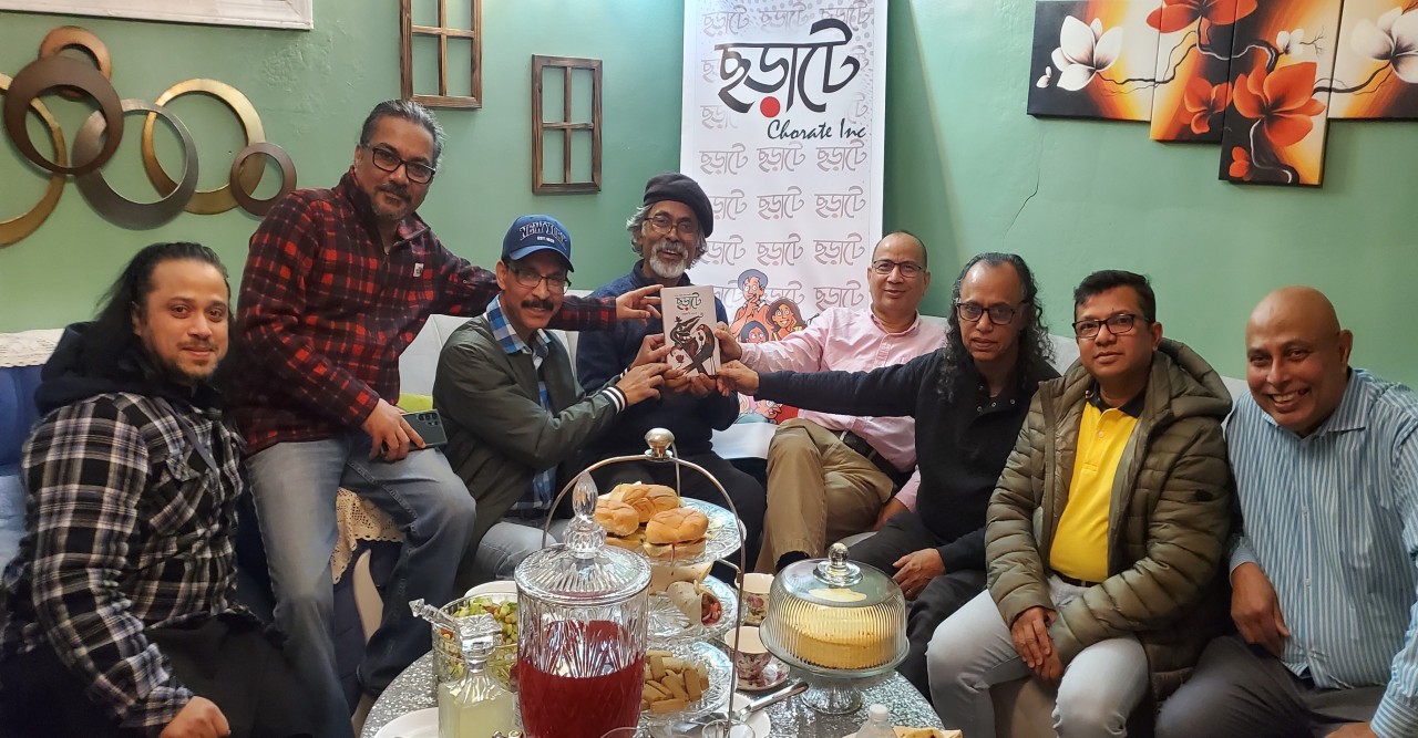 ছড়াটে ২০২৩ সংখ্যার মোড়ক উন্মোচিত হলো নিউইয়র্কে