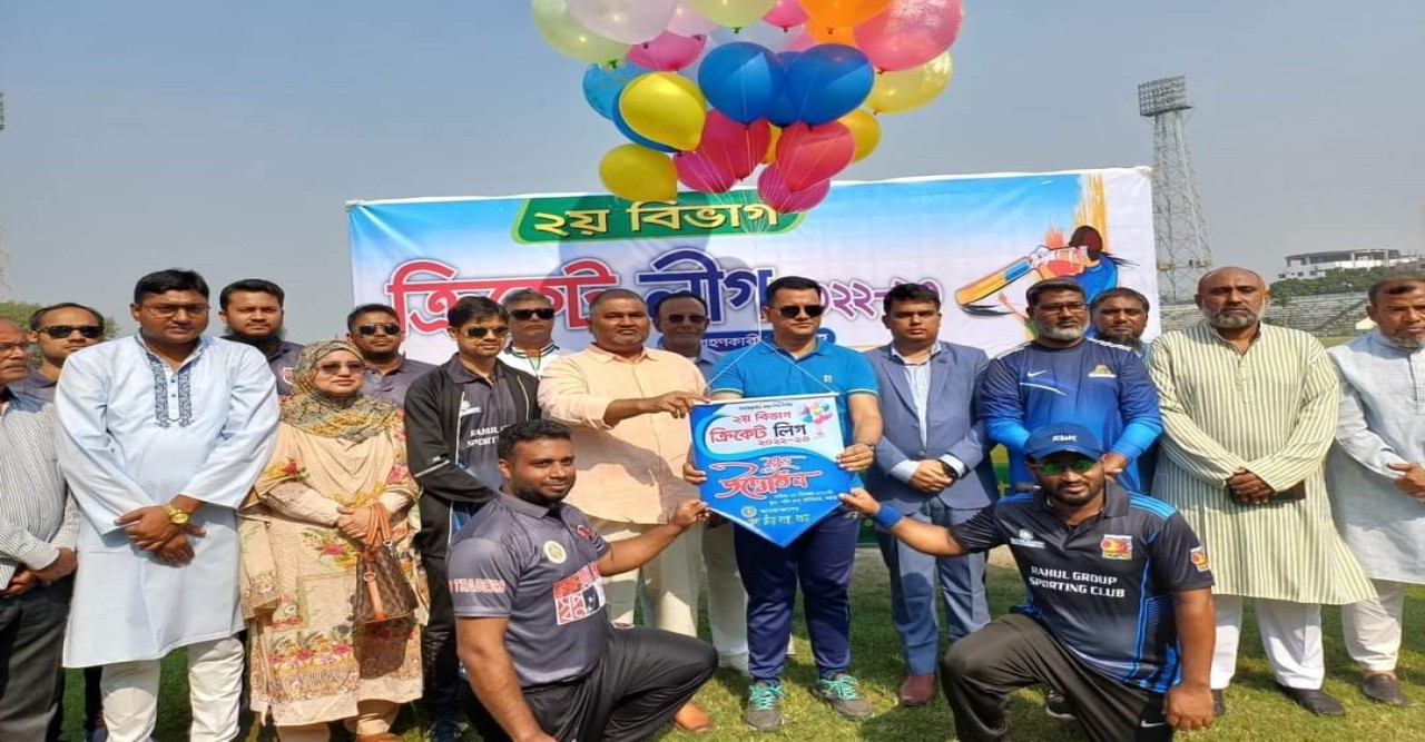 বগুড়ায় দ্বিতীয় বিভাগ ক্রিকেট লীগ -২০২২-২৩ এর উদ্বোধন