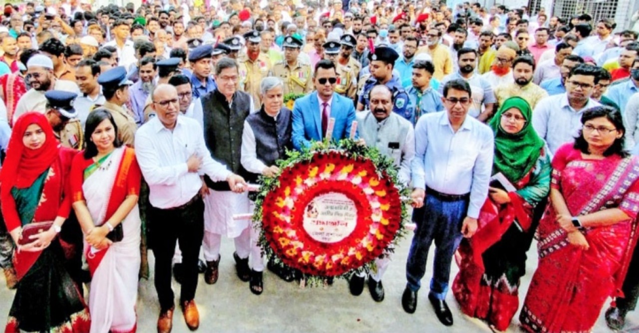 বগুড়ায় বঙ্গবন্ধুর জন্ম বার্ষিকীতে শ্রদ্ধা ও জাতীয় শিশু দিবস পালিত