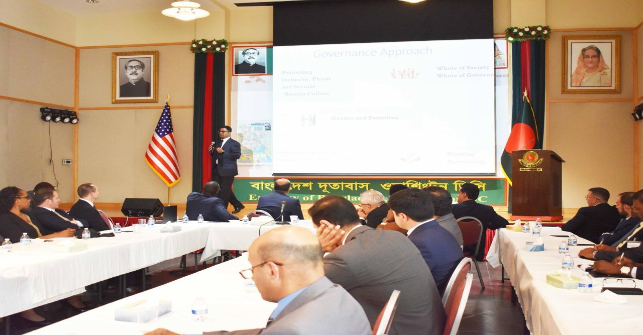 US’s NESA Centre delegation visits Bangladesh Embassy in Washington DC