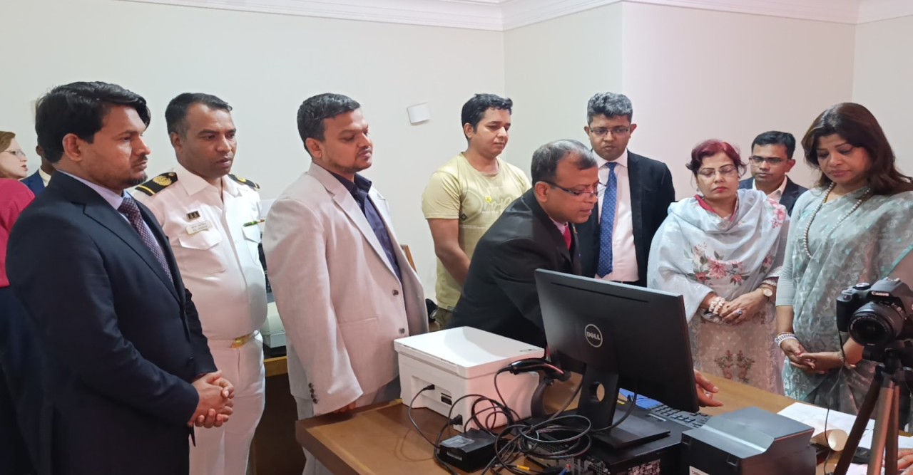 ব্রাসিলিয়াস্থ বাংলাদেশ দূতাবাসে ই-পাসপোর্ট কার্যক্রমের শুভ উদ্বোধন