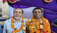 বগুড়া প্রেসক্লাব নির্বাচনে নব নির্বাচিত সভাপতি রেজাউল হাসান রানু ও সম্পাদক কালাম আজাদ