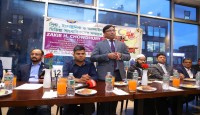 সাংবাদিকদের সম্মানে বিশিষ্ট রাজনীতিক ও ব্যবসায়ী জাকির চৌধুরী সম্মানে ইফতার পার্টি