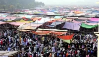 বিশ্ব ইজতেমার দ্বিতীয় দিনের আম বয়ান চলছে