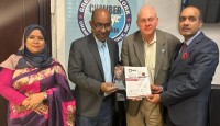 নিউইয়র্ক চেম্বার অব কমার্সের ট্রাস্টেড ট্রেডিং পার্টনার এওয়ার্ড পেলেন মুক্তধারার বিশ্বজিত সাহা