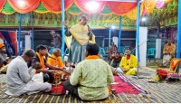 বগুড়ায় চার দিনব্যাপী রাধা-গোবিন্দের পঞ্চম দোল উৎসব শুরু