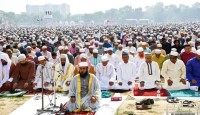দেশের  অন্যতম সর্ববৃহৎ ঈদগাহ গোর-এ শহীদে ঈদের জামাত অনুষ্ঠিত