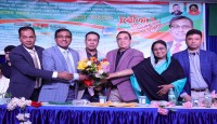 ঢাকাবাসীর আয়োজনে বিএনপির জাতীয় নির্বাহী কমিটির সদস্য  গিয়াস আহমেদ সংবর্ধিত