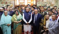 বঙ্গভবনে আবদুল হামিদকে রাজসিক বিদায়ী সংবর্ধনা
