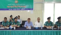 সাংবাদিকদের সাথে রংপুর মেট্রোপলিটন পুলিশ কমিশনারের মতবিনিময়