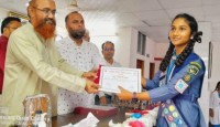 ঢাকা জেলার শ্রেষ্ঠ স্কাউট কলাকোপা কোকিলপ্যারী উচ্চ বিদ্যালয়ের জান্নাতুল জেরিন